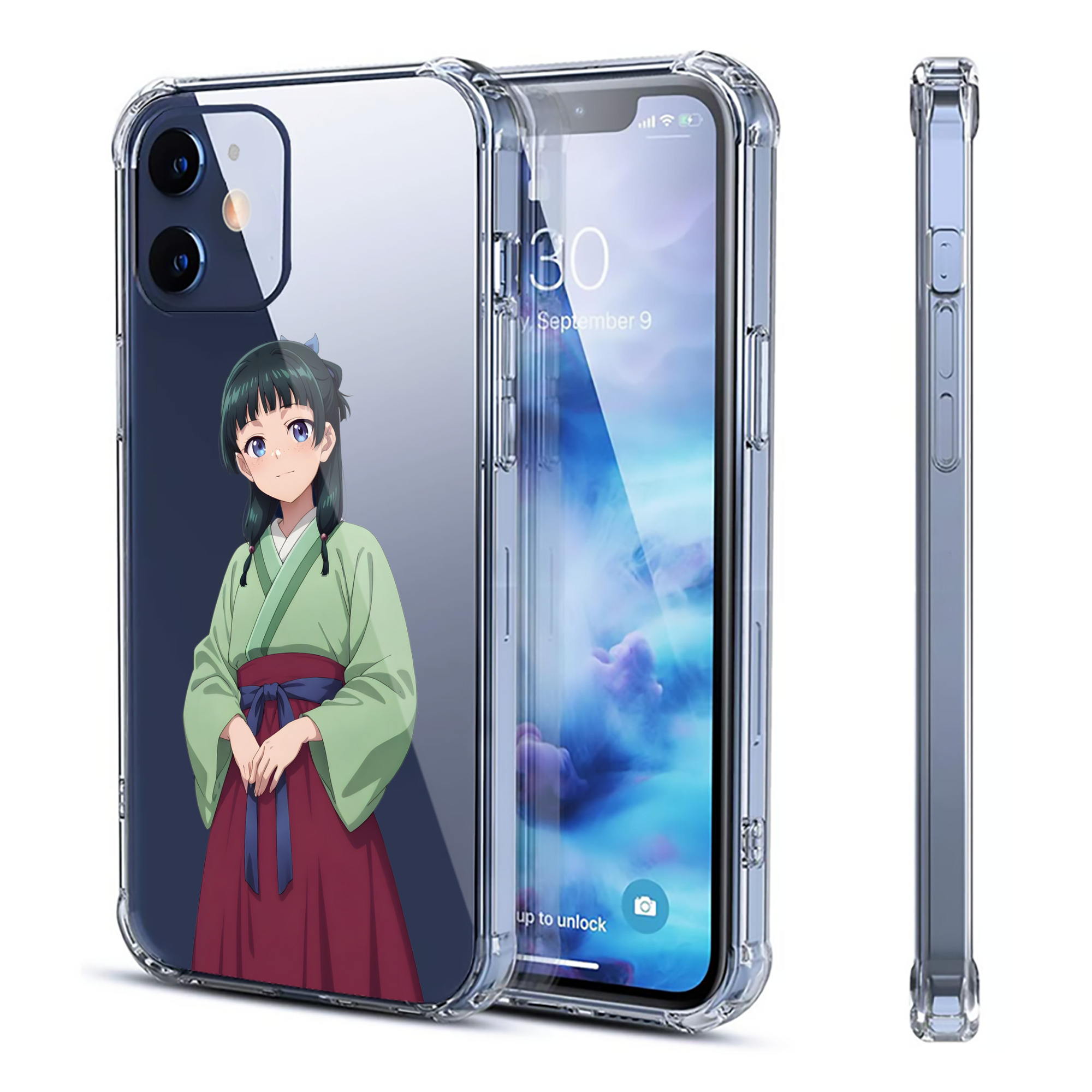 （画像用） 薬屋のひとりごと The Apothecary Diaries 【iPhone 12シリーズ対応】透明スマホケース（クリアソフトケース）